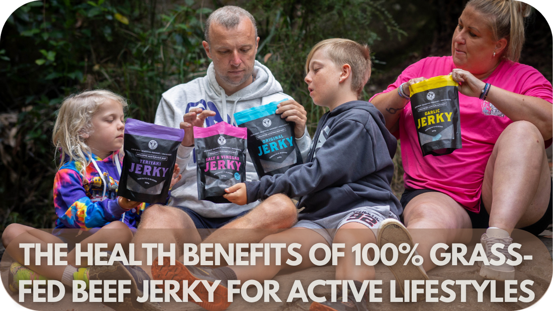 The Health Benefits of 100% Grass-Fed Beef Jerky for Active Lifestyles
