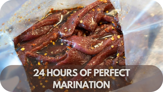 The Secret to Our Jerky: 24 Hours of Perfect Marination!