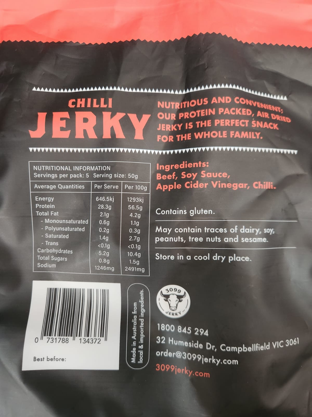 Chilli Beef Jerky