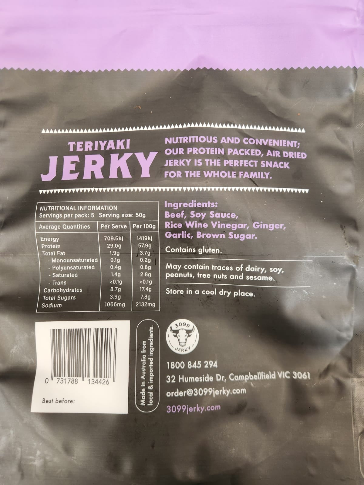 Teriyaki Beef Jerky
