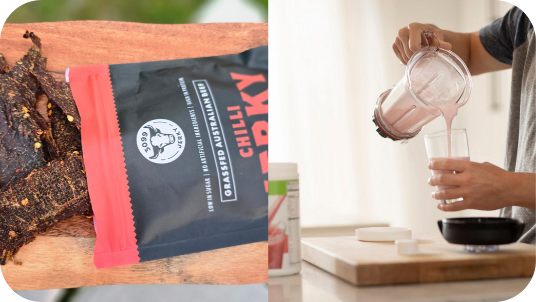 Jerky vs. Meal Replacement Shakes: A Comparison for Active Lifestyles